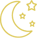 Icon of moon and stars